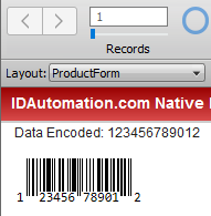 FileMaker Native Barcode Generator Plug-In Extension