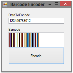 .NET Barcode Font Encoder Assembly and D