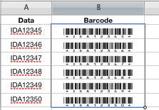 bar codes and numbers
