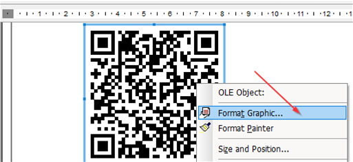 Right - Click on the symbol example and choose Format Graphic.