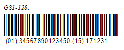GS1 128 Barcode Generated From a Font