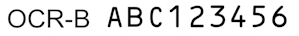 OCR-B Fonts